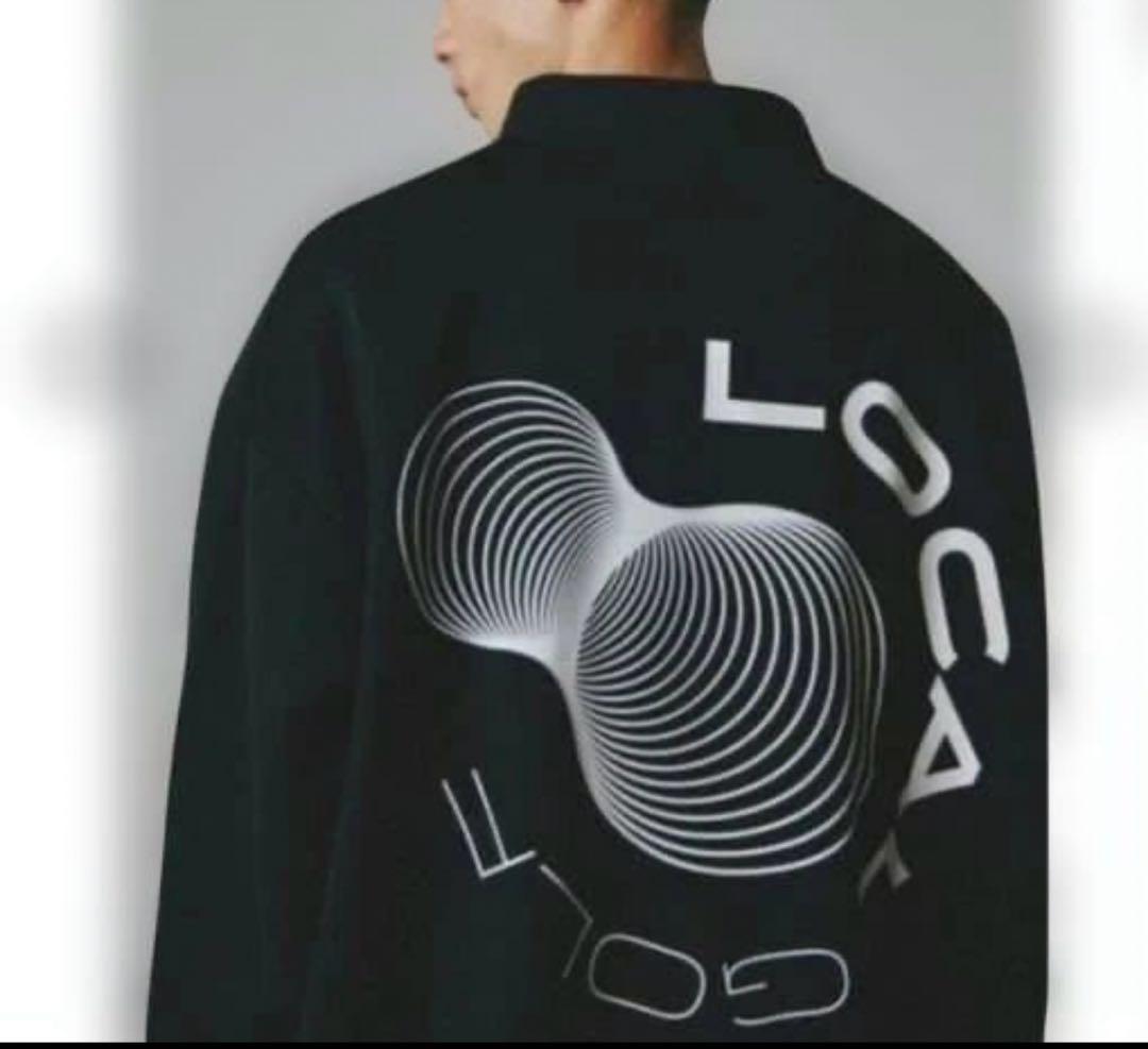 新品　タグ付　ローカルゴルフ　長袖ポロシャツ　ビックプリント M/L ネイビー