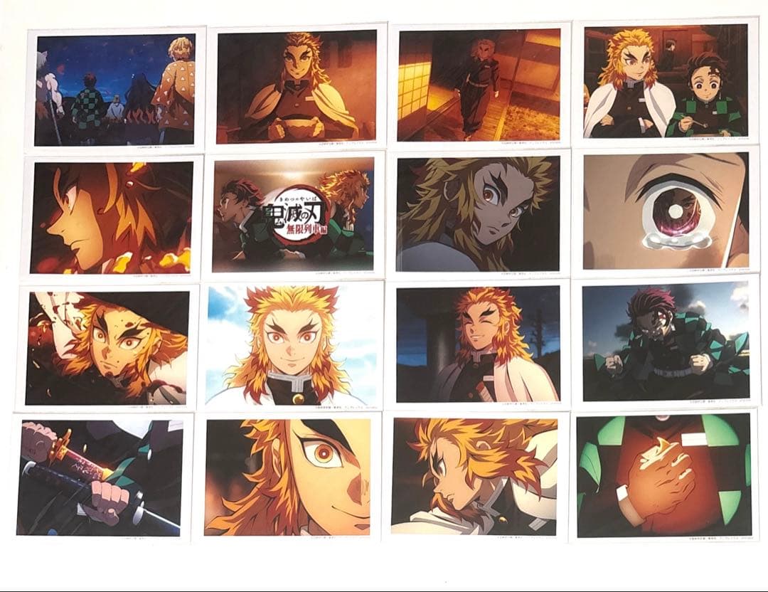 煉獄杏寿郎 竈門炭治郎 鬼滅の刃 ブロマイド くじ 無限列車編 遊郭編