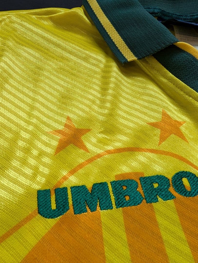 【希少長袖！】ロナウド/ブラジル代表/96年アトランタ五輪/ホームモデル