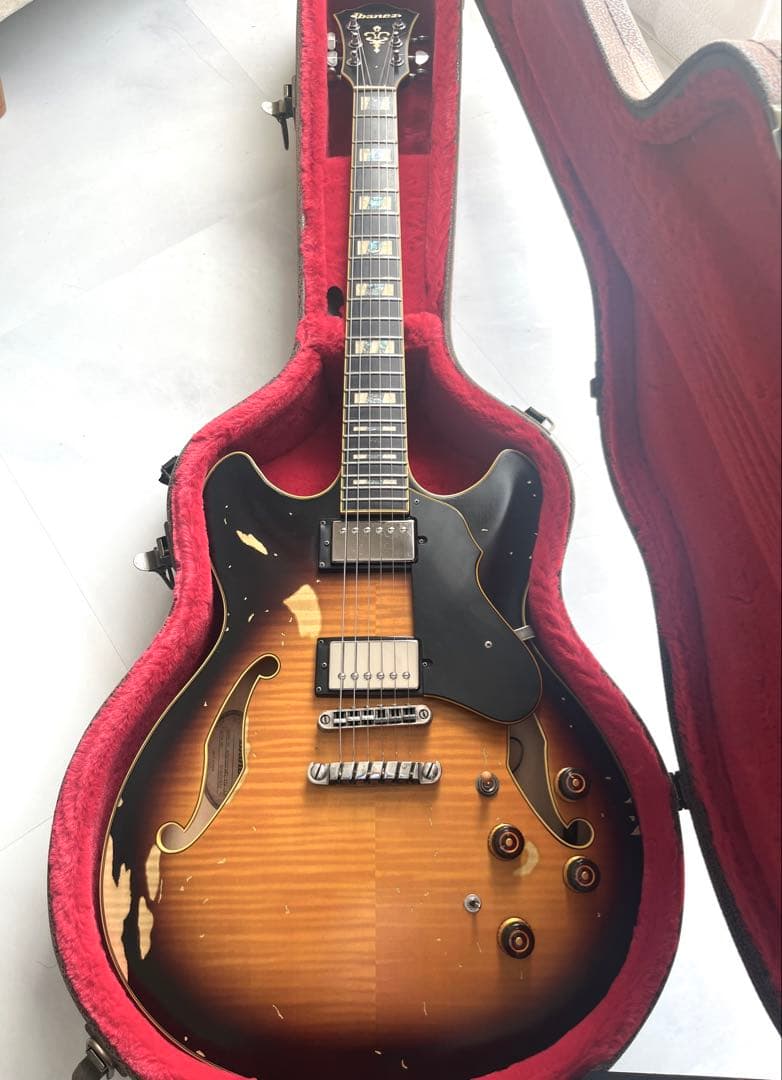 ギター Ibanez ASV100FMD gibson 57classic