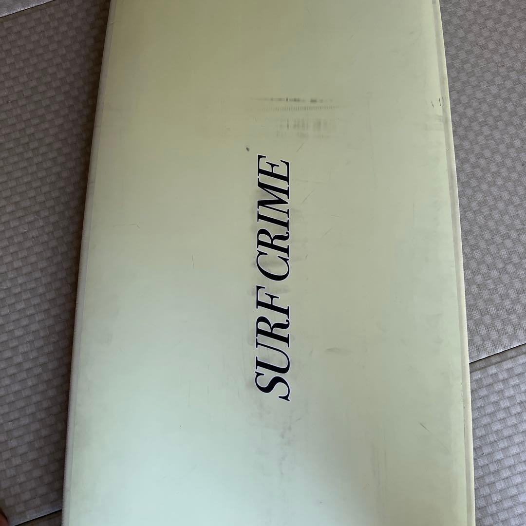 SURF CRIME ファンボード クリーム色