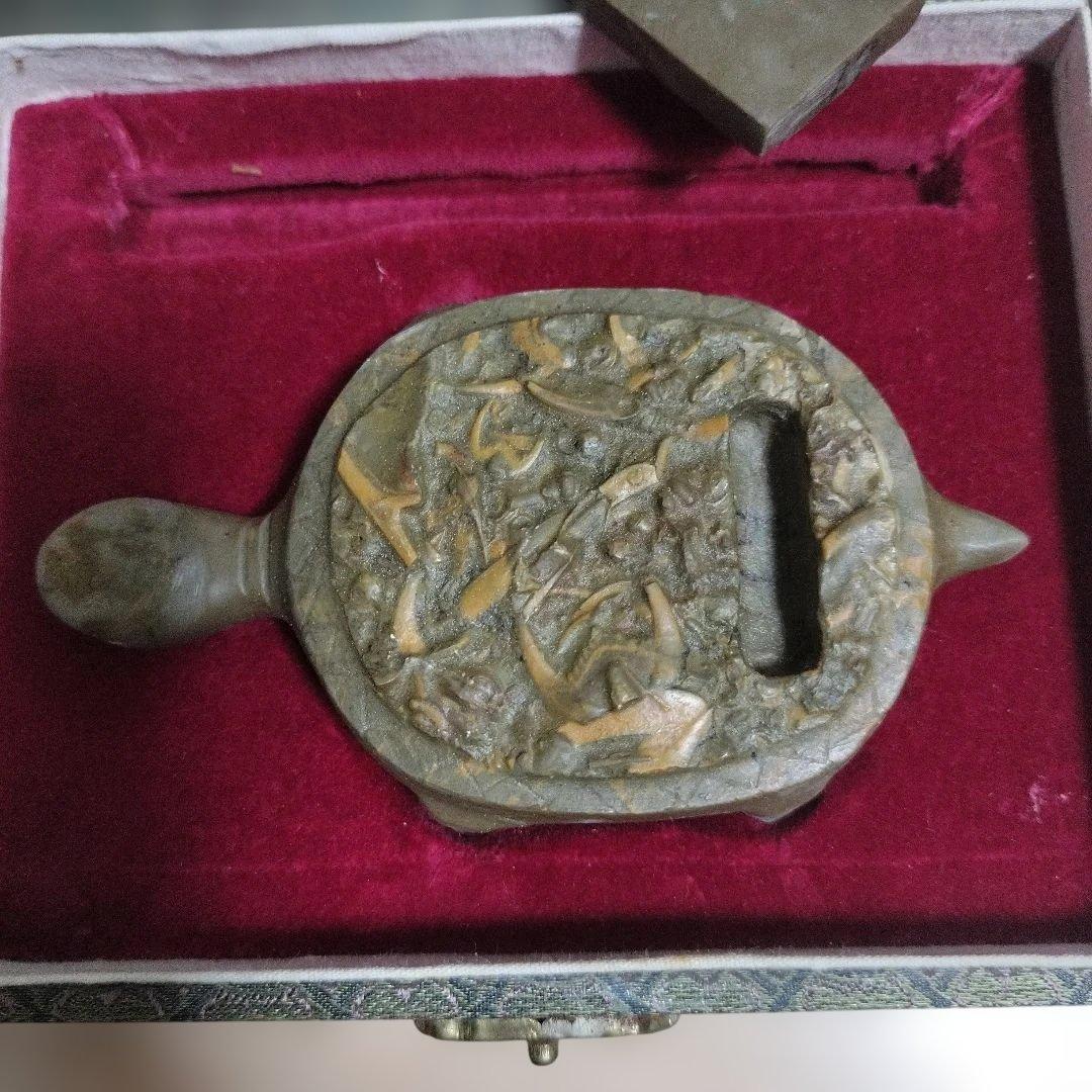 中国 山東省 燕子石(三葉虫の化石)　文鎮