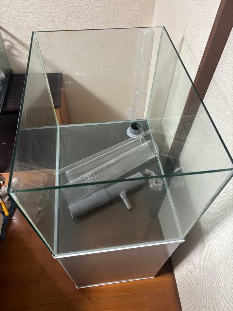 【引取り限定】オーバーフロー水槽　W60 D45 H45 サンプ含む