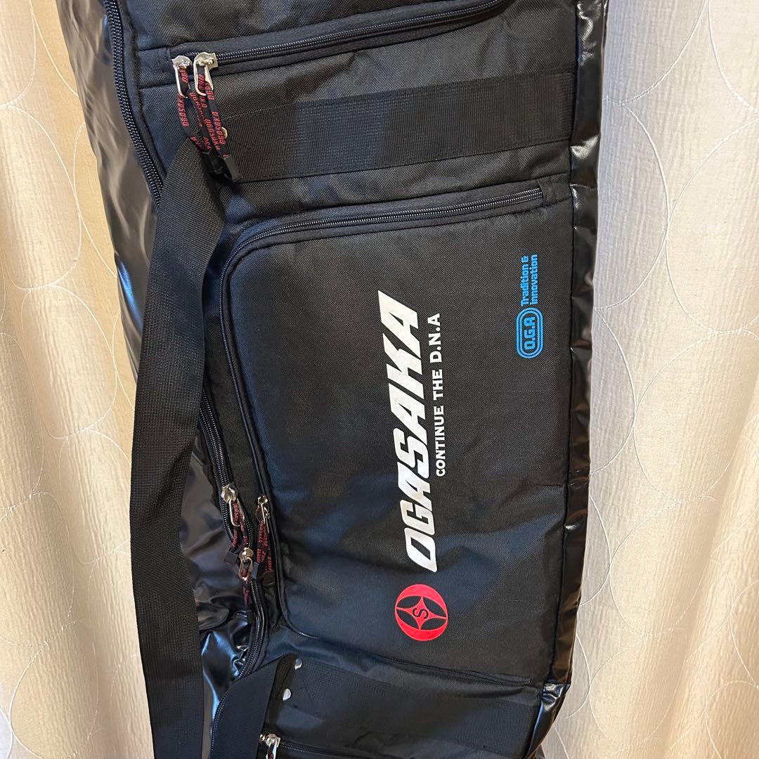 ☆美品☆ OGASAKA スキーキャリーバッグ　ウィール付　オールインワン