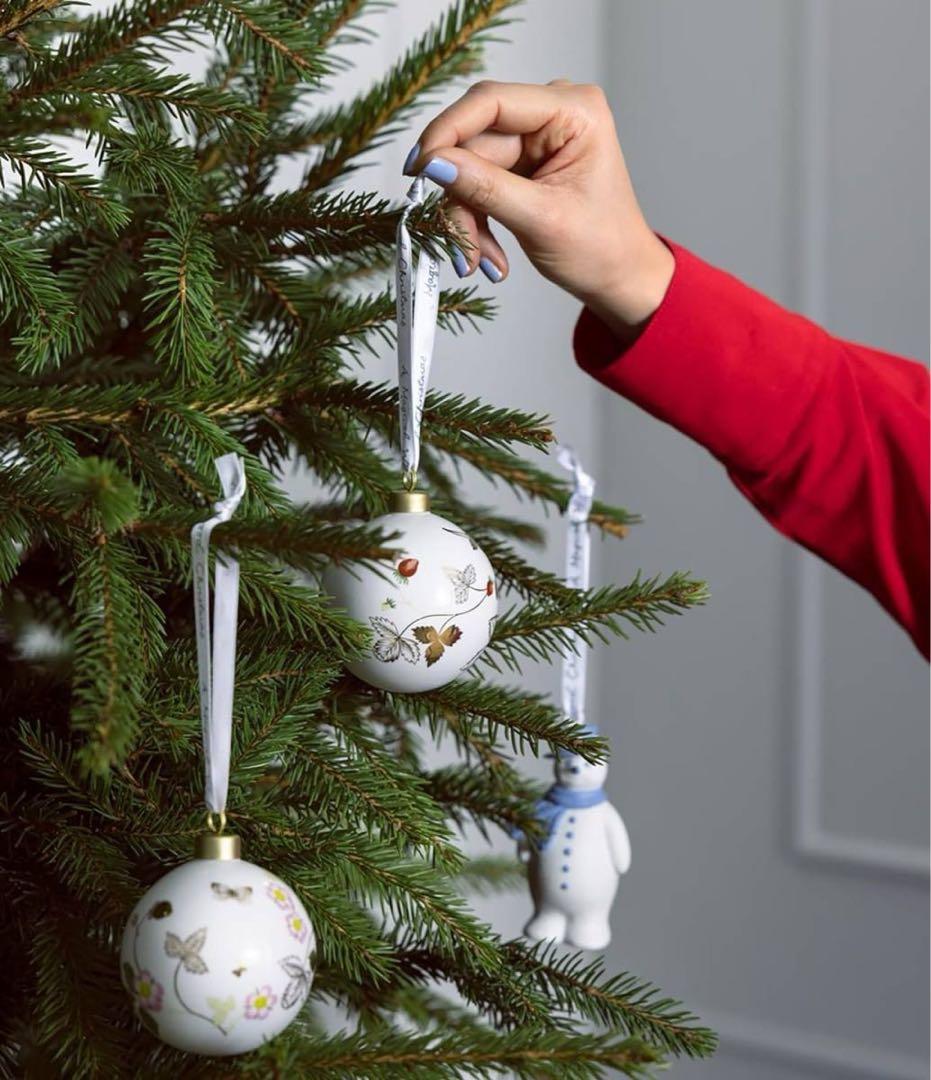 ウェッジウッド　オーナメント　ワイルドストロベリー　2個セット