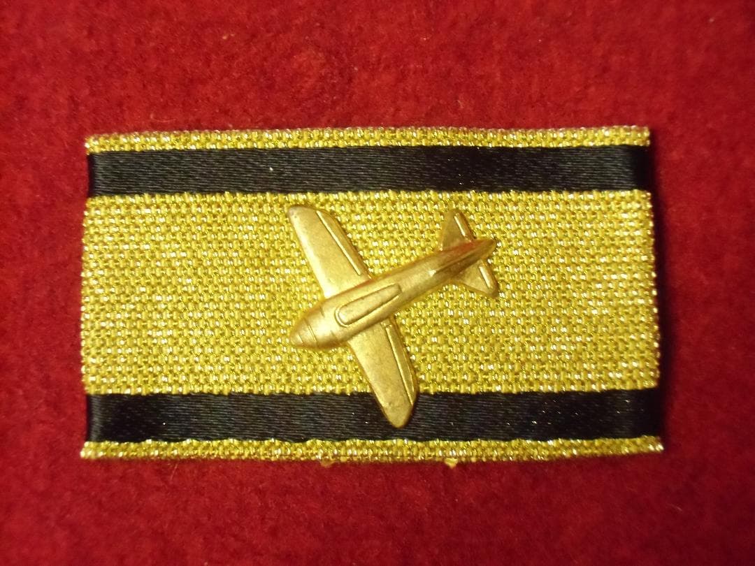ＢＷドイツ軍/連邦軍＊１９５７年制定＊低空飛行戦闘機撃破章ＧＯＬＤ章（実物）