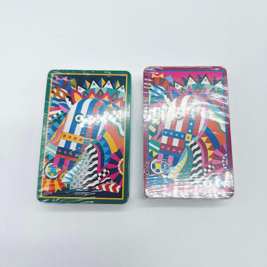 美品★HERMESトランプ シュワルドウフェッド ブリッジカード★C37