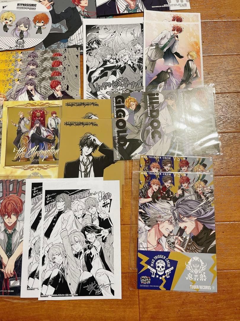 ヒプノシスマイク 観音坂独歩 麻天狼 缶バッジ ポストカード まとめ 大量