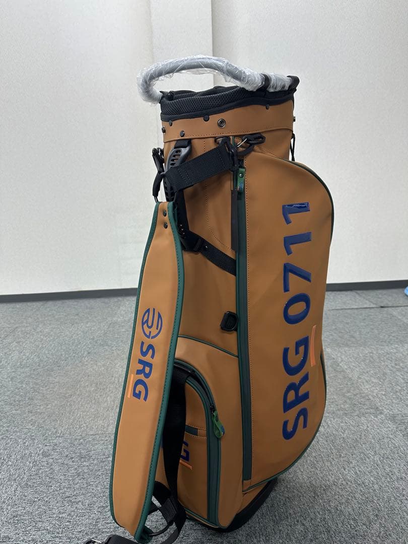 【新品未使用】SRG 0711 ゴルフ キャディバッグ ブラウン カーキ