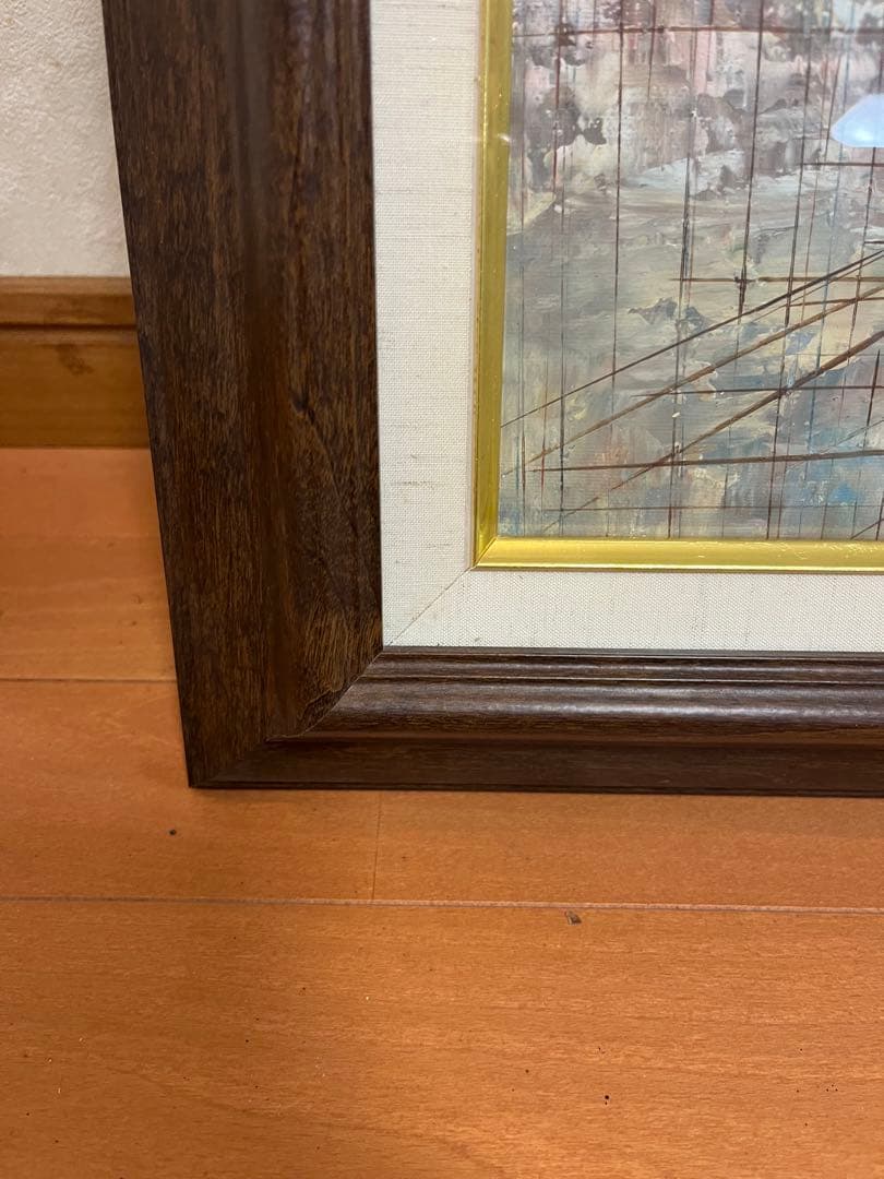 パリ　油絵　絵画　 Caroline Burnett キャロライン バーネット