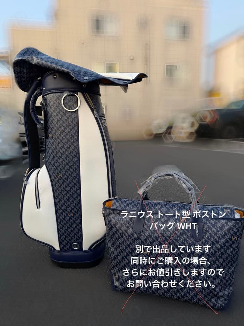 レザレクション　ネイビーブルー キャディバッグ 新品未使用