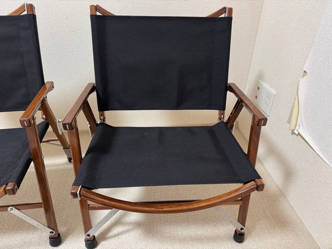 カーミットチェア　プラス　ウォールナット　2脚セット