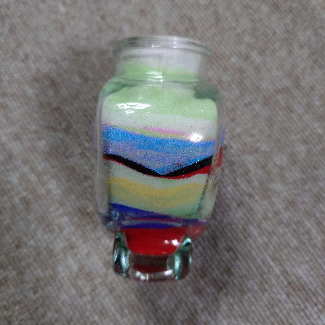 セール！EXPO 2025ヨルダン館サンドアートハート型瓶ミャクミャクカラー