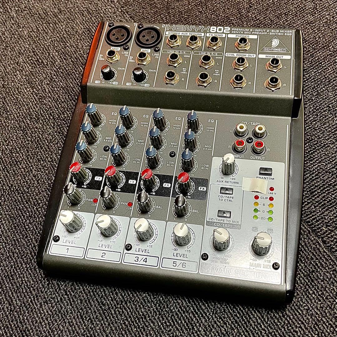 BEHRINGER XENYX802 アナログミキサー