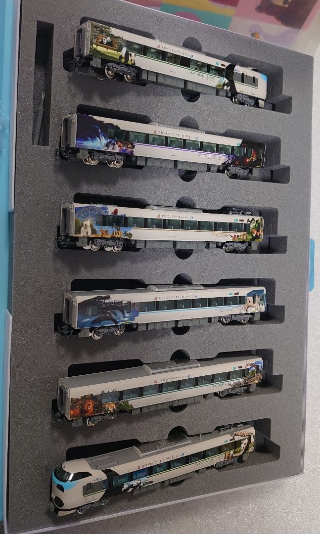 JR 287系 パンダくろしお Smileアドベンチャー 車掌室点灯 KATO