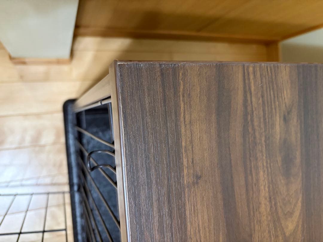 アイリスオーヤマ 犬ケージ ナチュラルファニチャー ダークブラウン 小型犬用