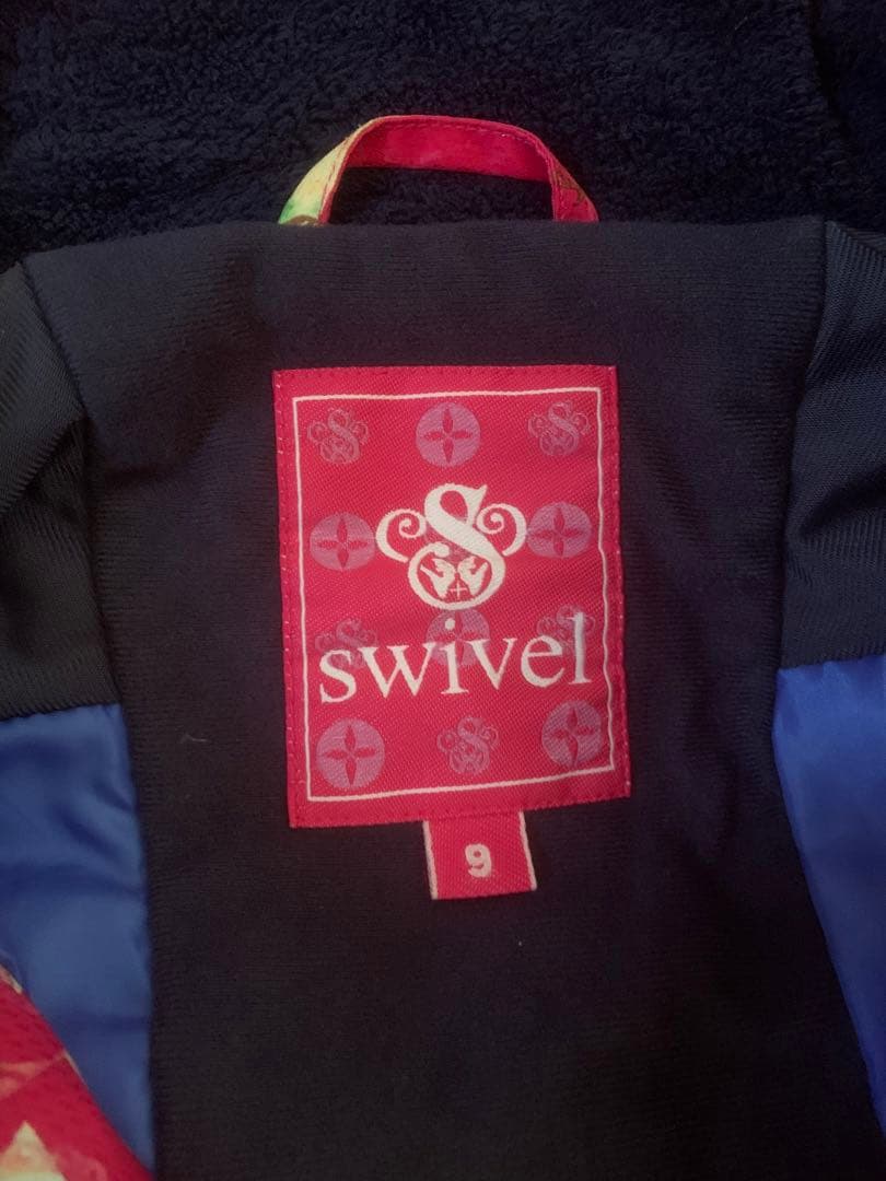 swivel スイベル スノーボードウェア上下セット 女性用