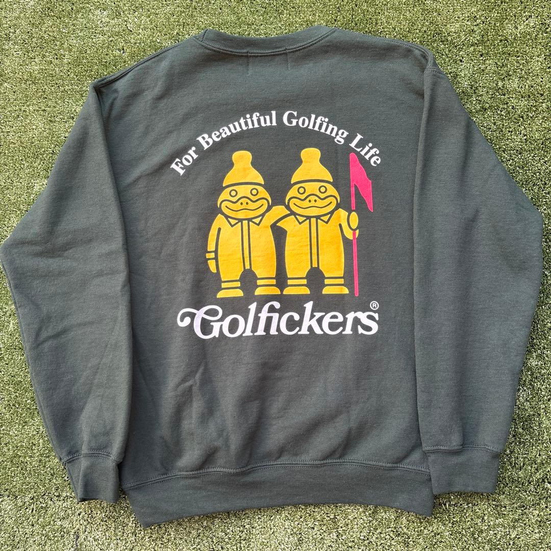 Golfickers ダークグリーン トレーナー　スウェット S USサイズ