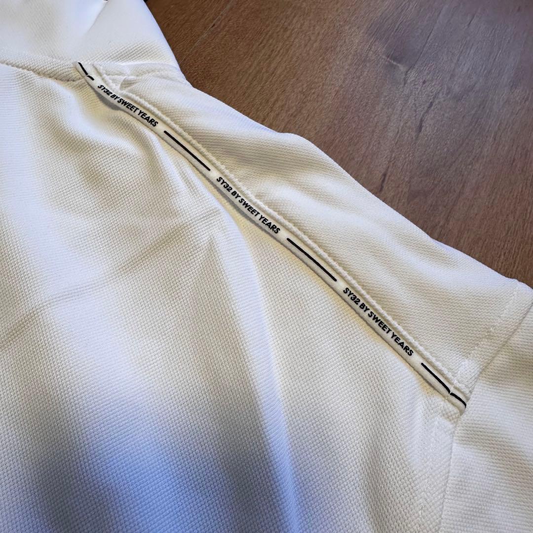 長袖　モックネック　ハーフジップ　メンズ　ゴルフウェア　カットソー　新品　L