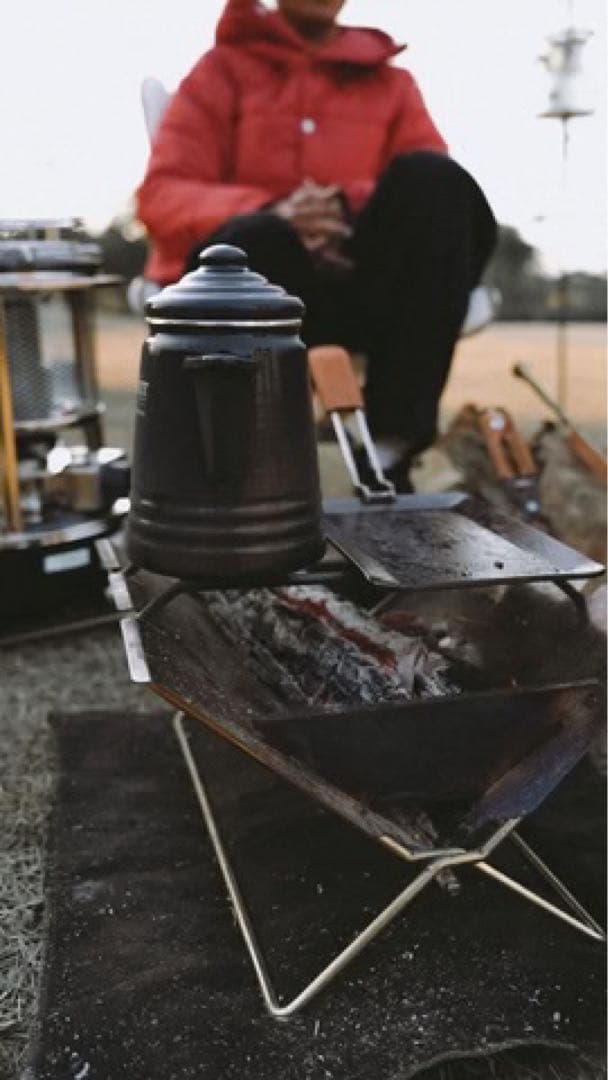 monarch fire base 真鍮×ステンレスのワンタッチ焚き火台