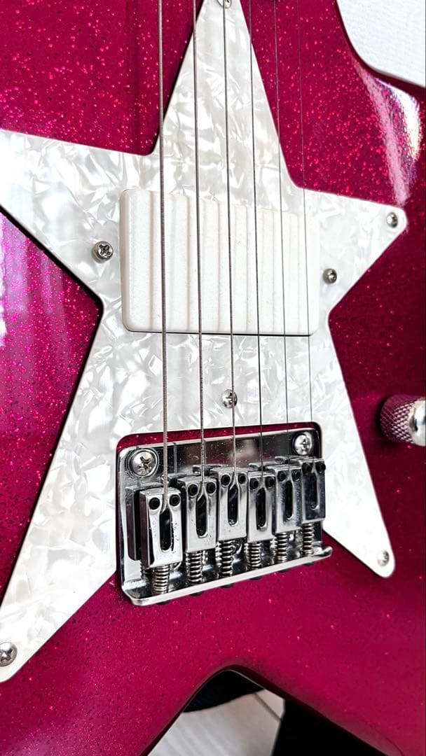 ✴︎超レア✴︎デイジーロック Daisy Rock 星型ピンクエレキギター