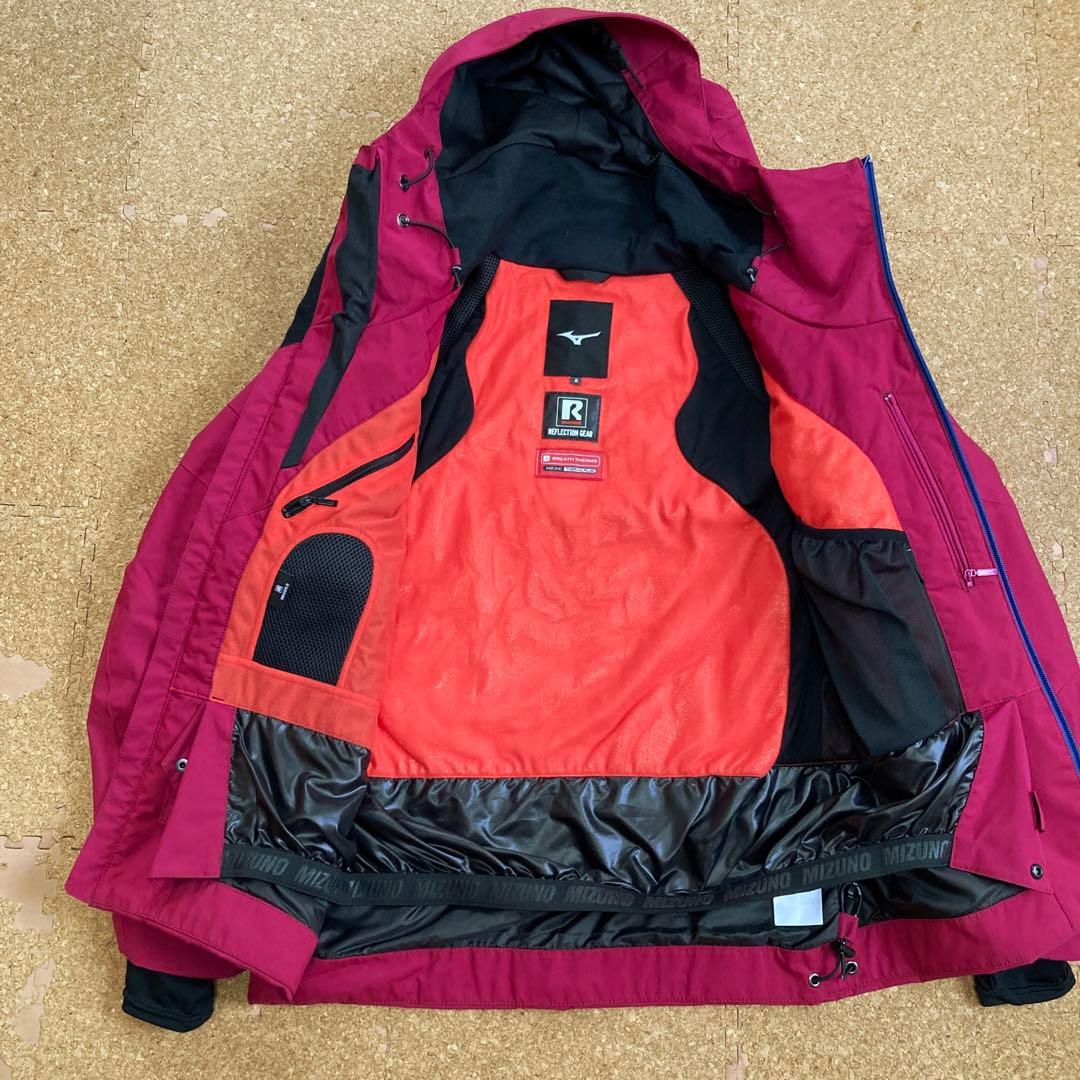 【美品】ミズノ mizuno スキーウェア スキー ジャケットSメンズ 紫