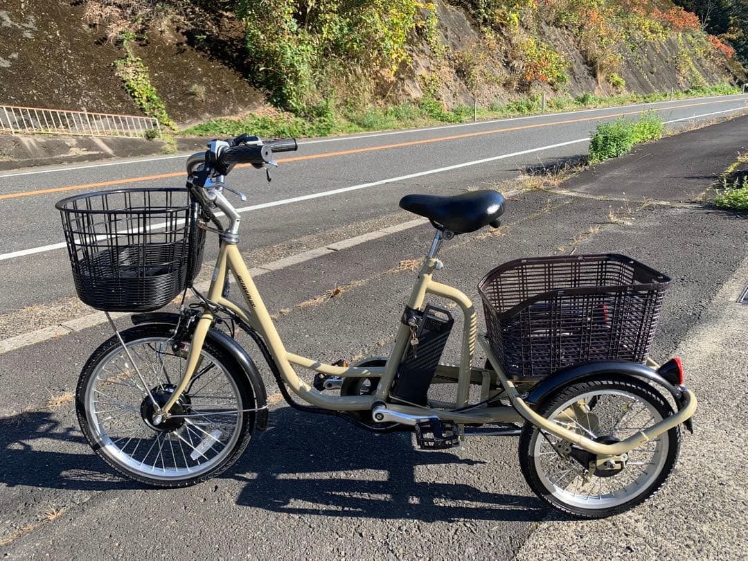 【動作確認済】送料無料ACTIVEPLUS電動アシスト三輪自転車20-16インチ