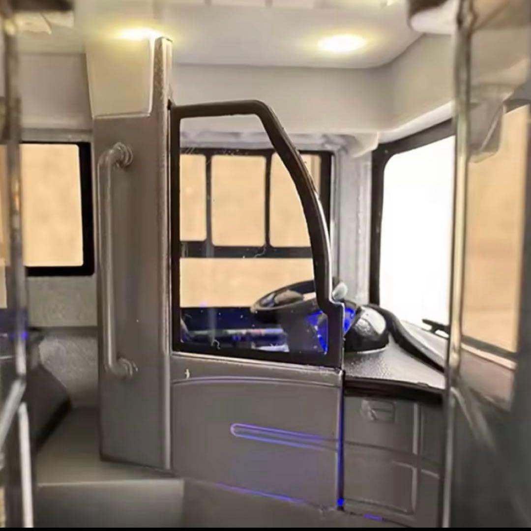 YUTONGバスモデルU12海外版ダイヤモンドモデル1:42バス純電気バスモデル