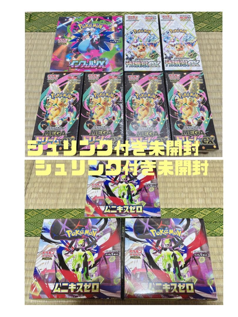 ポケモンカードゲーム テラスタルフェスex MEGAドリームex 他 10box