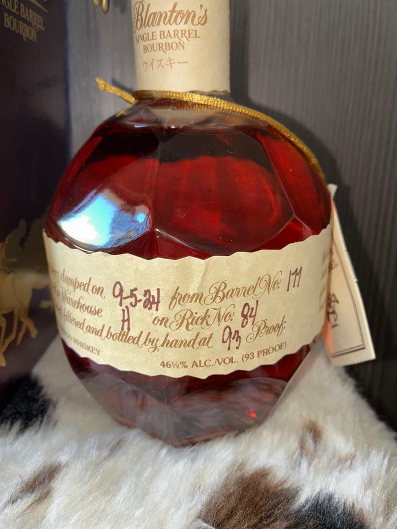 ウイスキー Blanton's Single Barrel Bourbon 46.5%