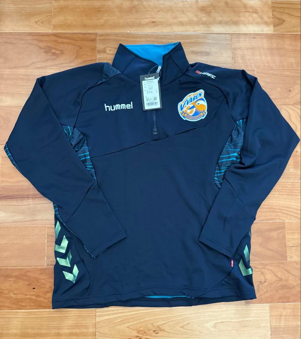 新品hummel V・ファーレン長崎 ハーフジップウェア　Mサイズ　ネイビー
