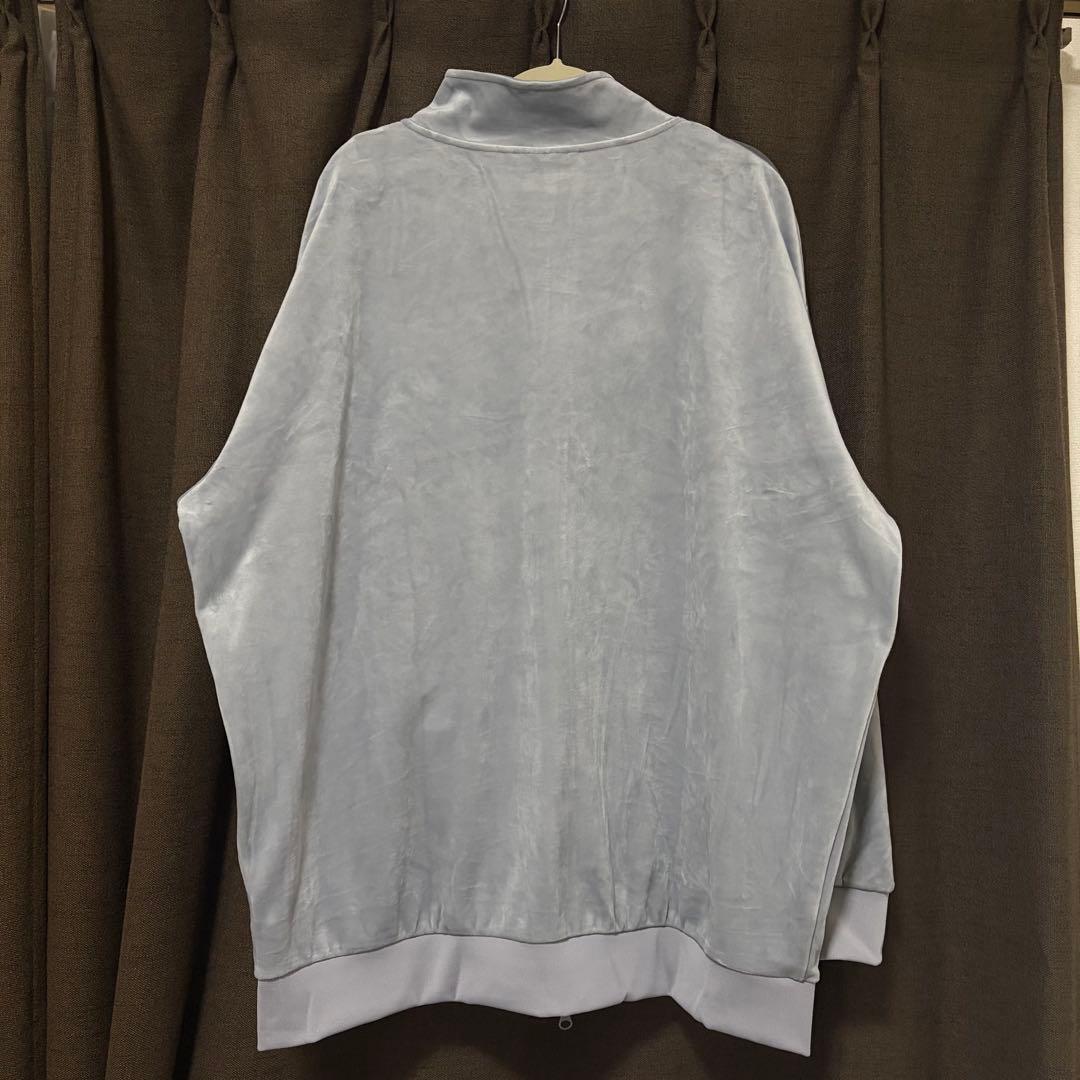 adidas originals ベロア　トラックトップス　ジャージ　グレー