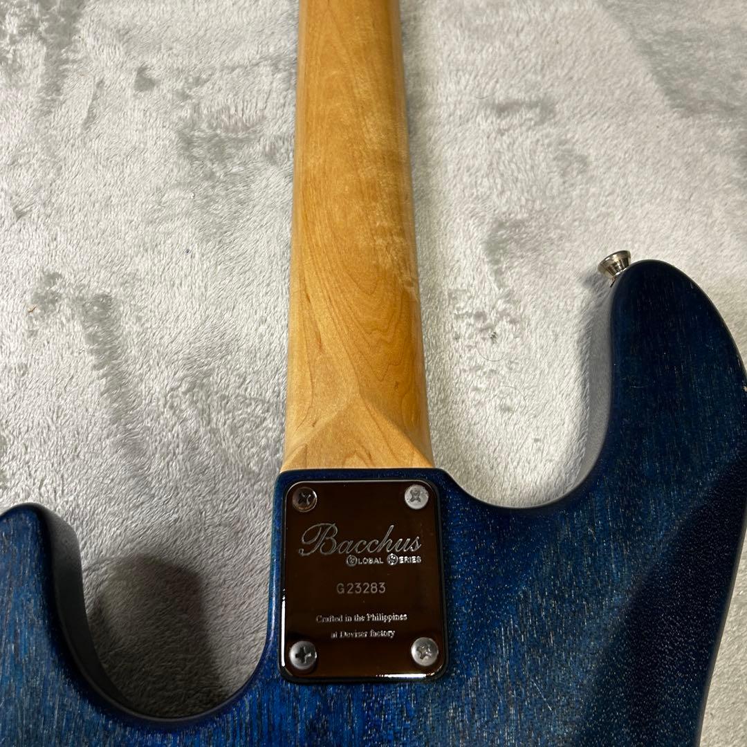 希少 Bacchus WL-434 MAHO R ブルーオイル マホガニーボディ