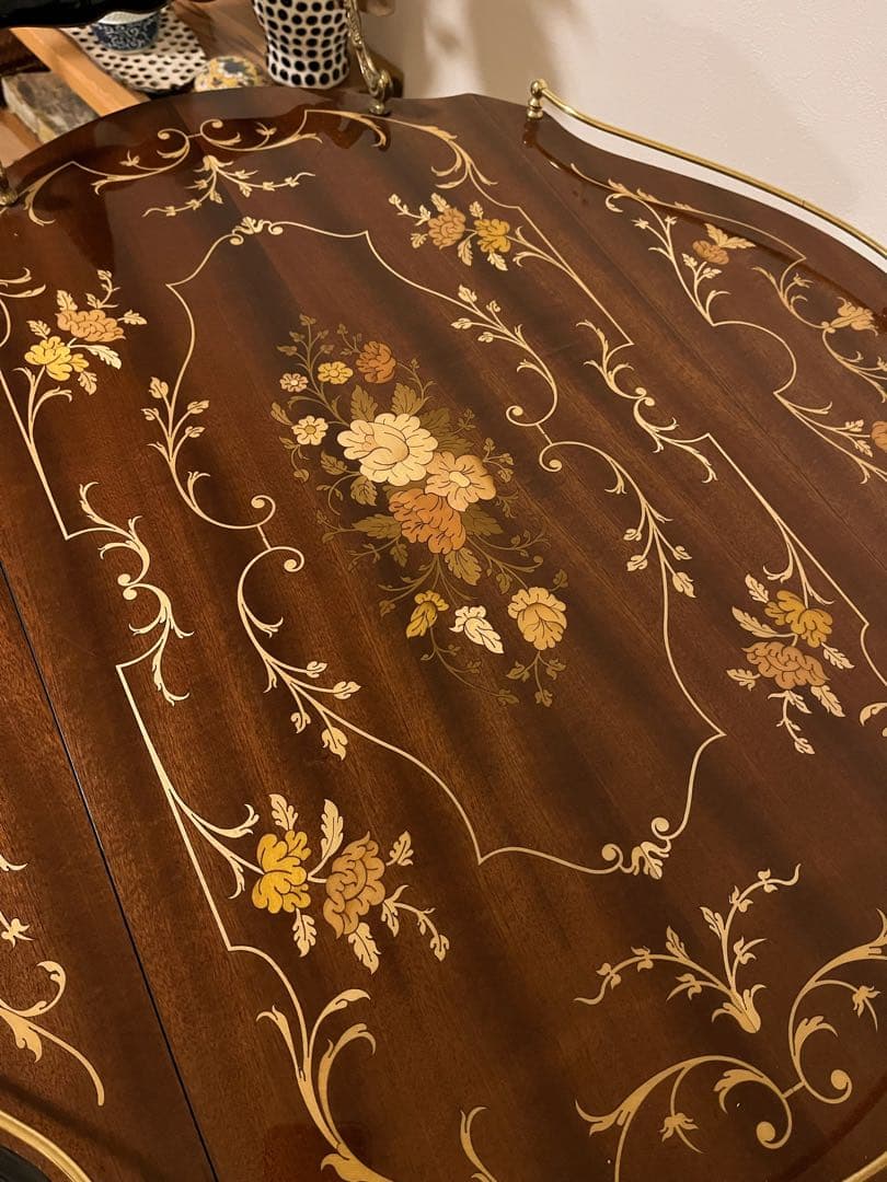 【最終価格】ヴィンテージ イタリア製　バタフライワゴン　ワイン６本収納