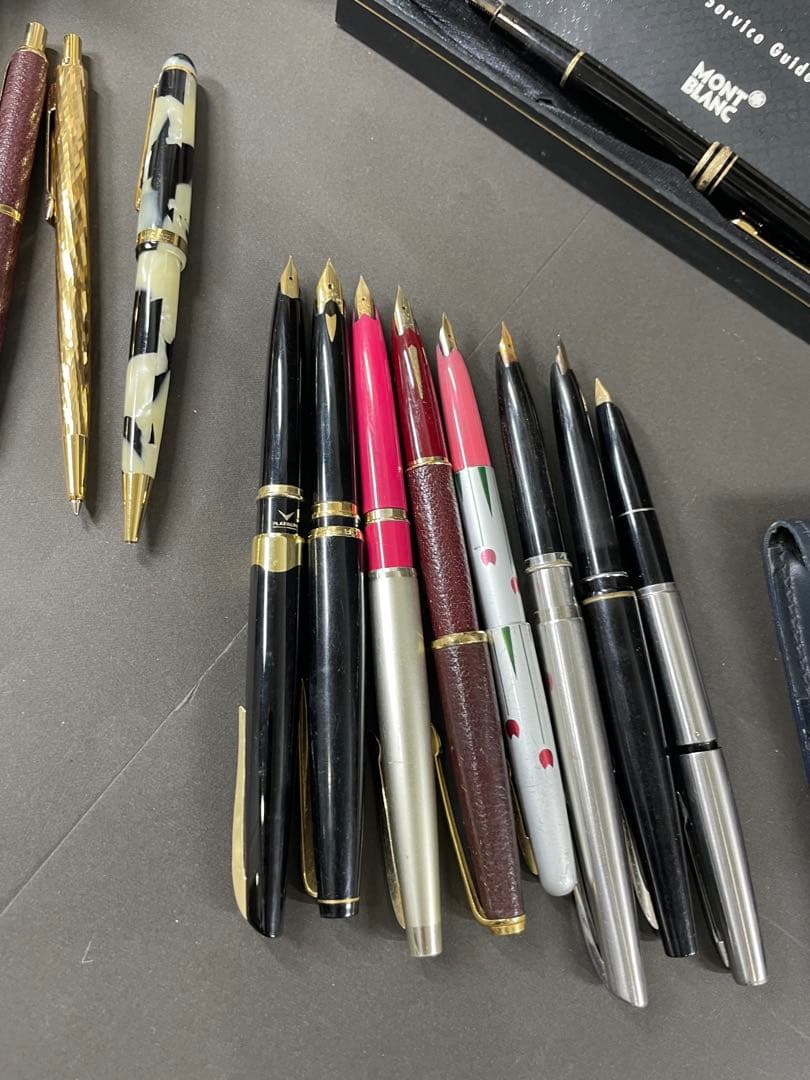 CROSS SHEAFFER 14K 18K万年筆ボールペンまとめ売り15本以上