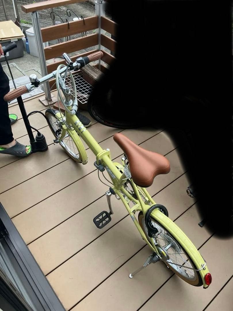 リョウ 新品未使用　折り畳み自転車　持ち歩きカバー付き