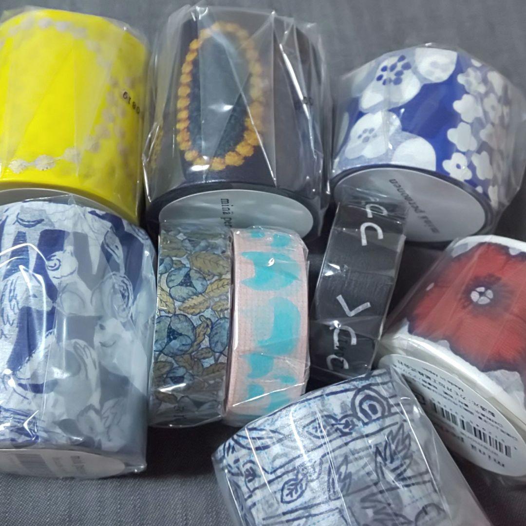 ミナペルホネン マスキングテープ 9個 つづく展