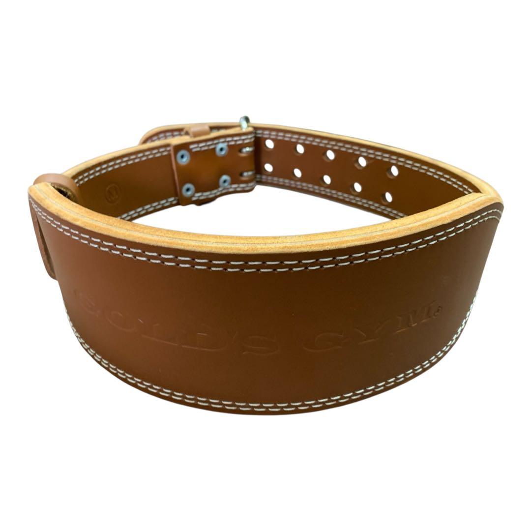 GOLD'S GYM レザーパワーベルト