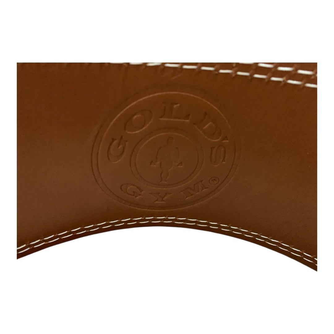 GOLD'S GYM レザーパワーベルト