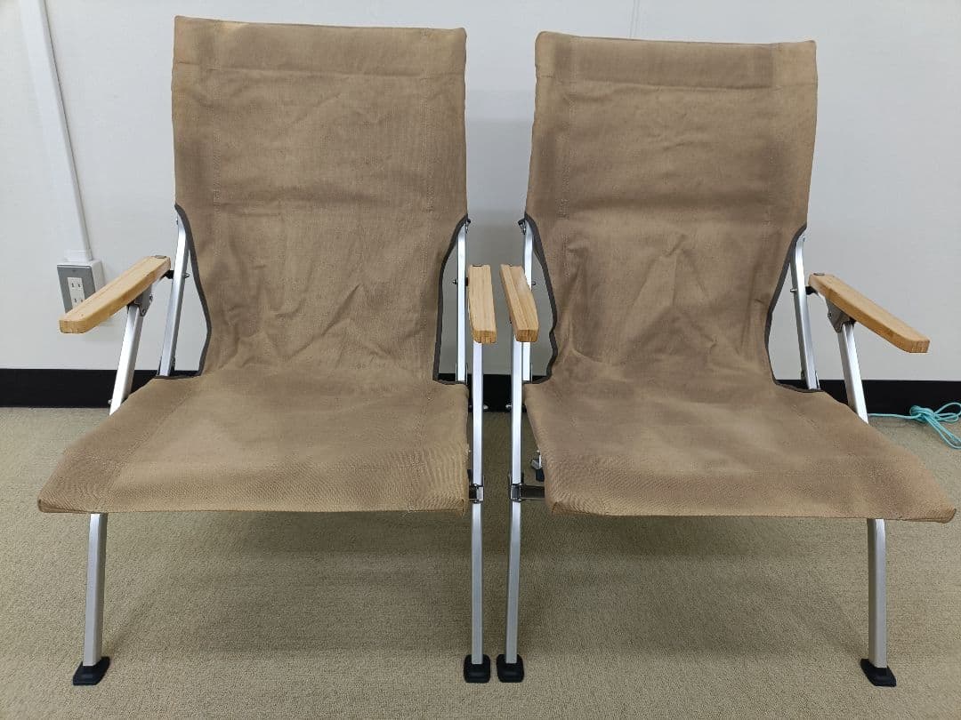 スノーピーク  PEAK カーキ ベージュ ローチェア30 2脚セット