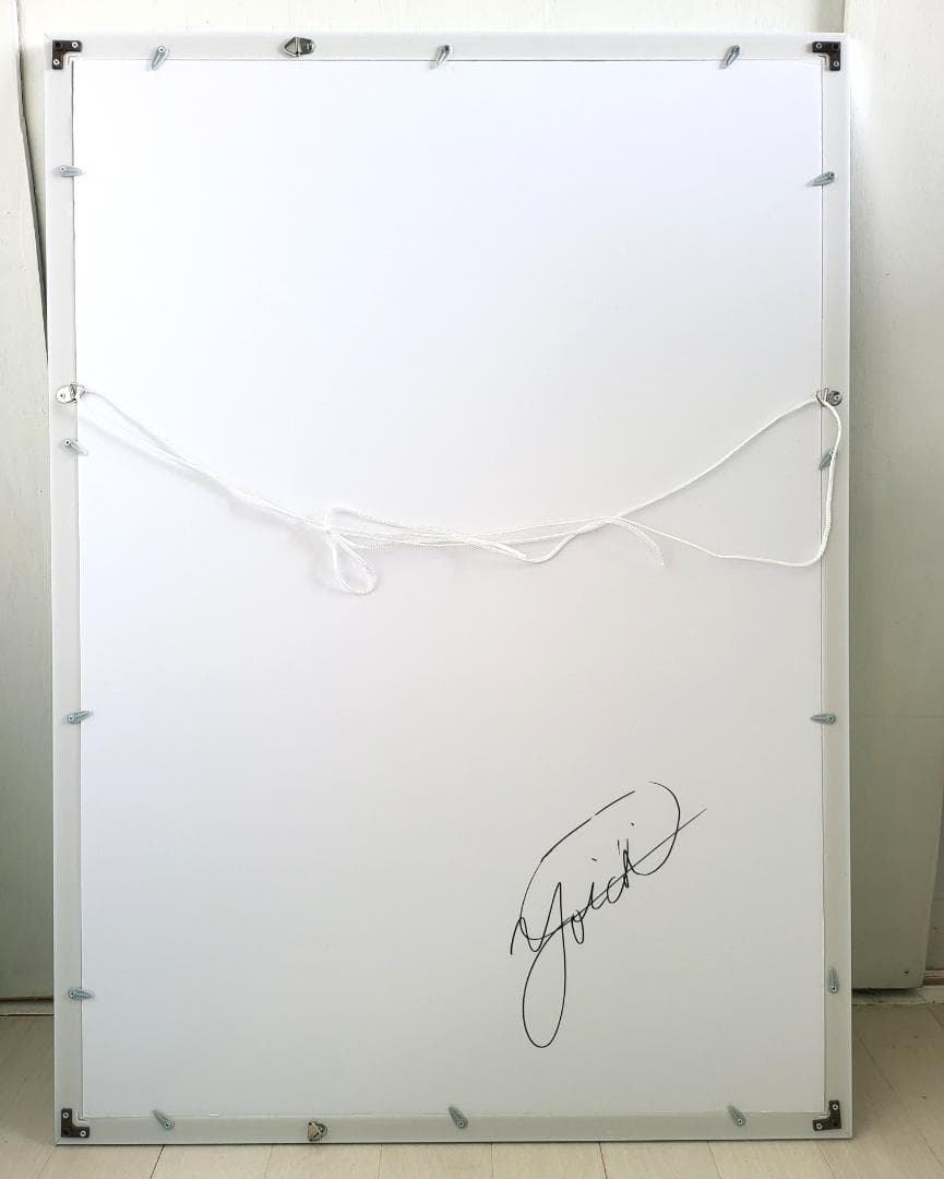 私たちの存在X 2枚セット/ 抽象画 77×56㎝ B2 額縁セット 原画のみ