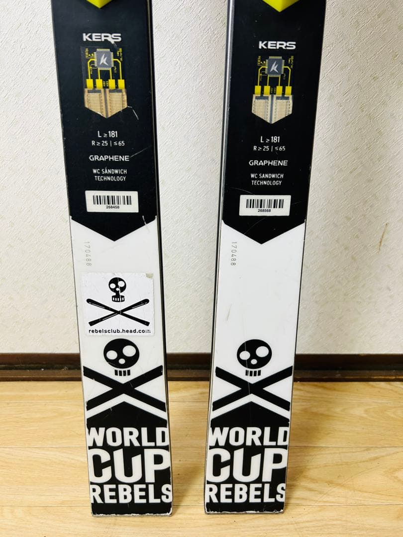 HEAD スキー板 181cm WORLDCUP REBELS i.GS RD