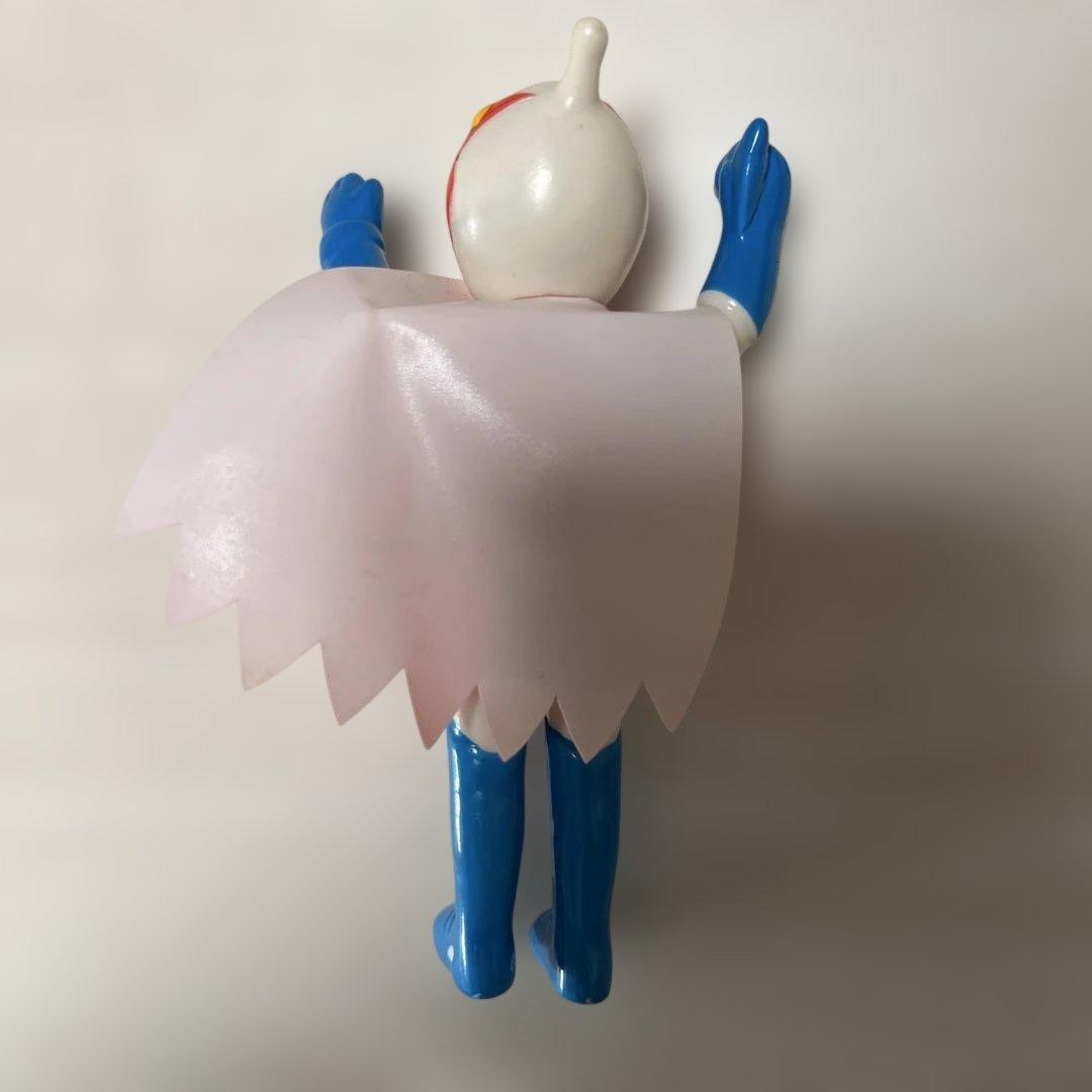 ⚠️レア　ガッチャマン ミニサイズシリーズ 大鷲の健 ソフビ 当時物　亀マーク