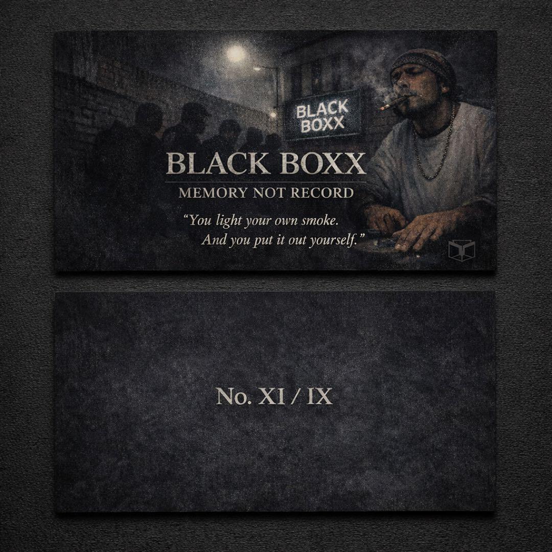BLACK BOXX FLYER（非売品）