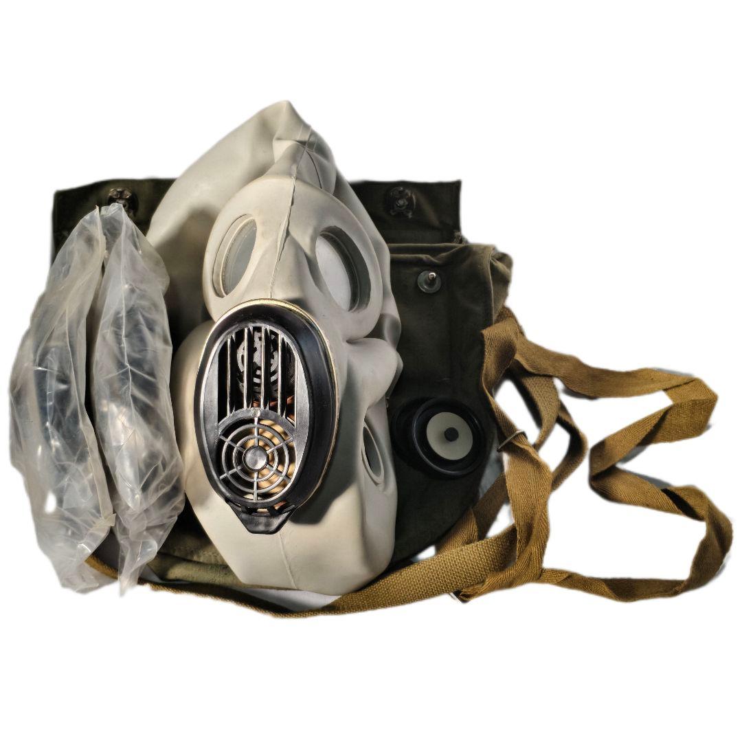 ロシア軍 ソ連 実物 PBF ガスマスク サイズ2 白