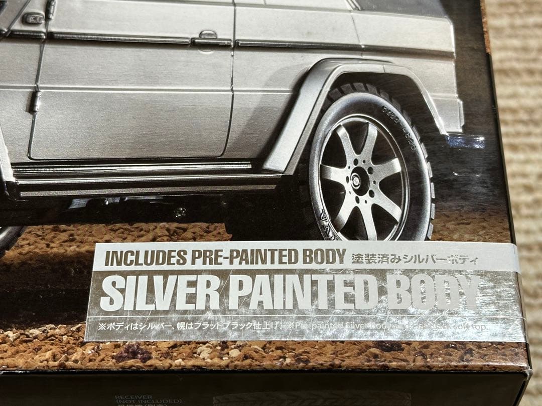 メルセデスG320カブリオ　タミヤ1/10RC MFー01X 塗装済みボディ