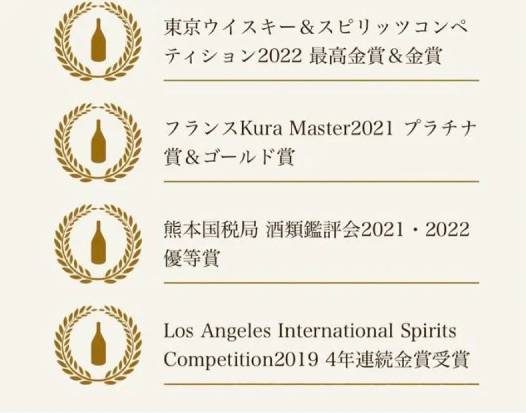 球磨 18年 -琥珀- 「限定280本」