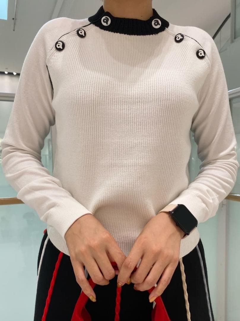 アルチビオ　◆　バイカラー長袖ニットプルオーバー　新品未使用