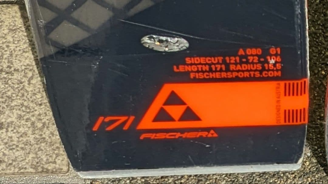 Fischer RC4 THE CURV 171cm Z13ビンディング