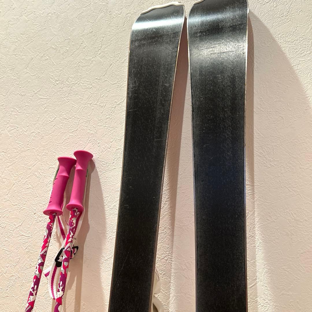 ジュニアスキー板＆ストック＆ケースセット❤︎HART ❤︎ 127